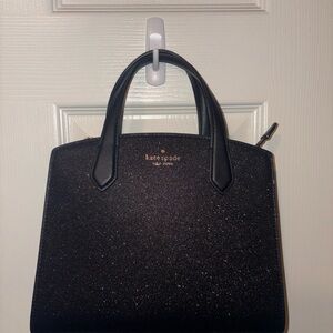MINT condition never worn Kate Spade Black Sparkle Satchel